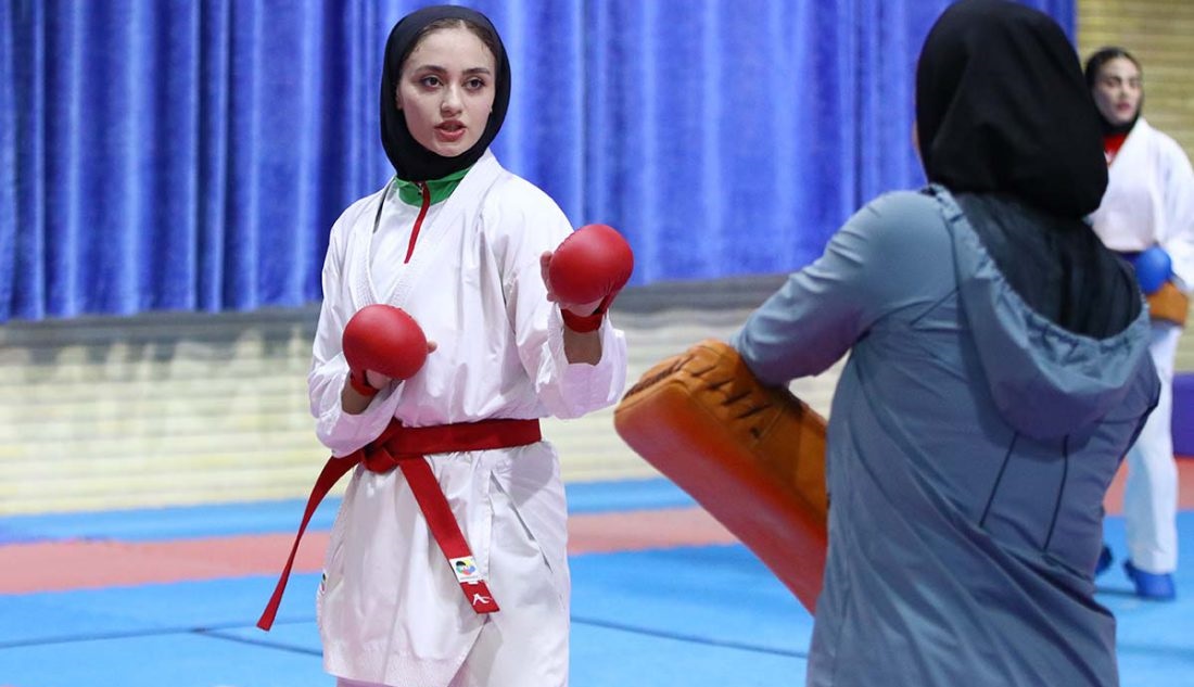 آماده سازی تیم ملی کاراته زنان برای اعزام به ازبکستان